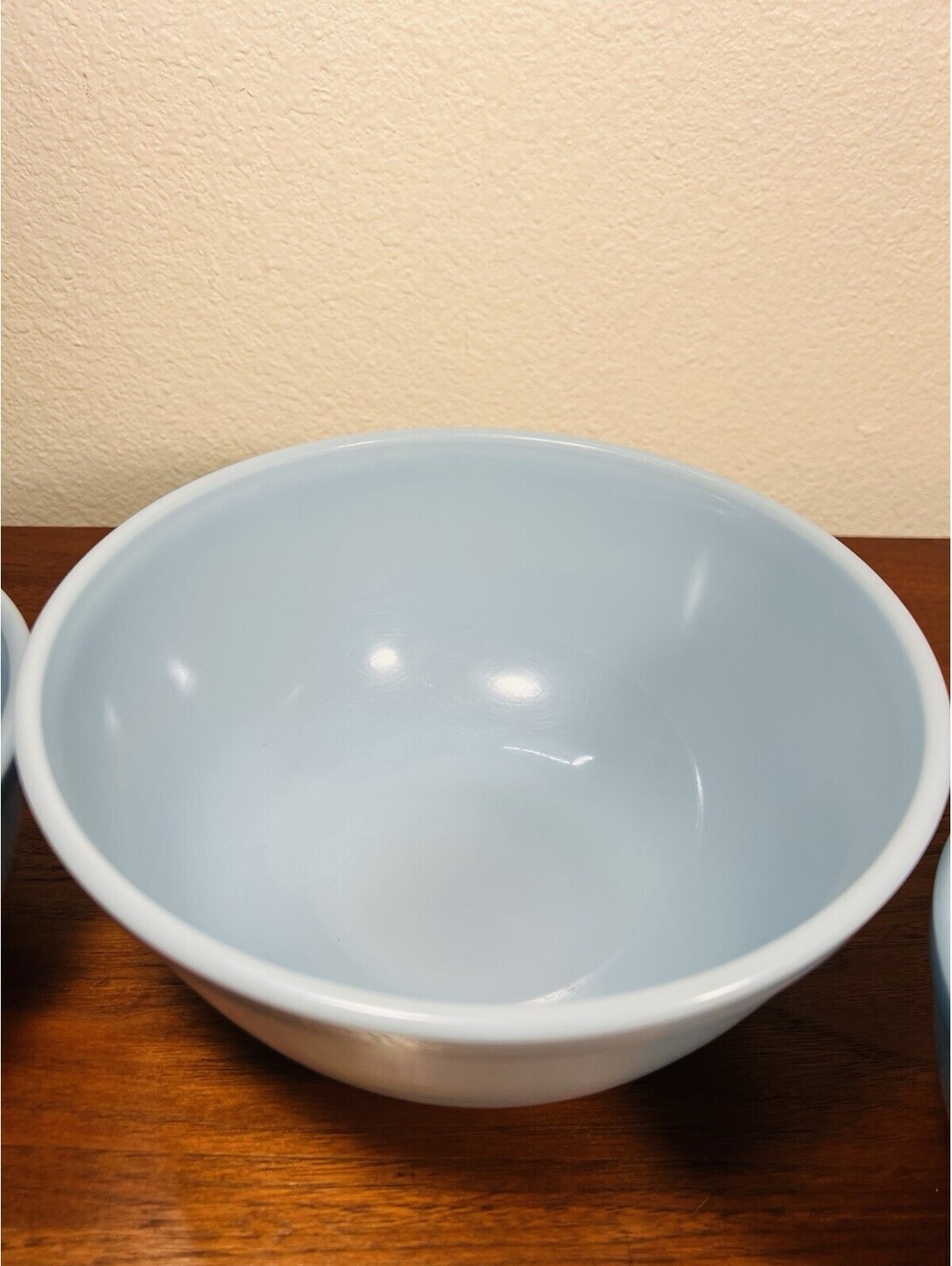 Vintage Pyrex Delphite Bluebelle Nesting Bowls 401 403 HTF - Picture 5 of 15